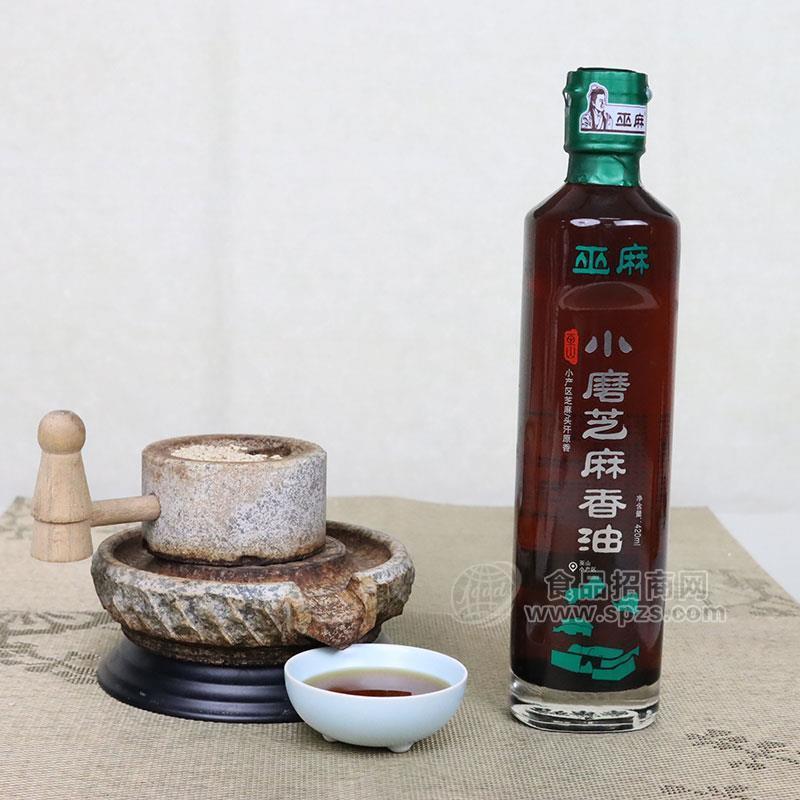 巫麻小磨芝麻香油420ml