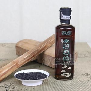 李磨油巫麻黑芝麻小磨香油260ml