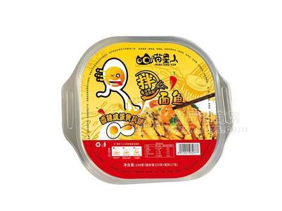 喵星人拌面鱼方便食品香辣咸蛋黄风味