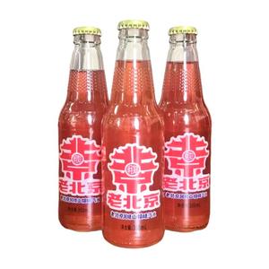 明姑老北京风味山楂味汽水碳酸饮料300ml