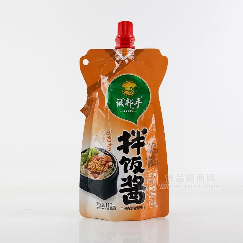 调邦手韩式风味石锅拌饭酱复合调味料110g