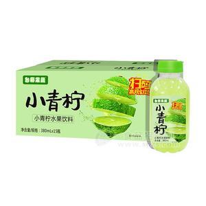 臺(tái)椰果蔬小青檸水果飲料果汁飲料380mlx15瓶