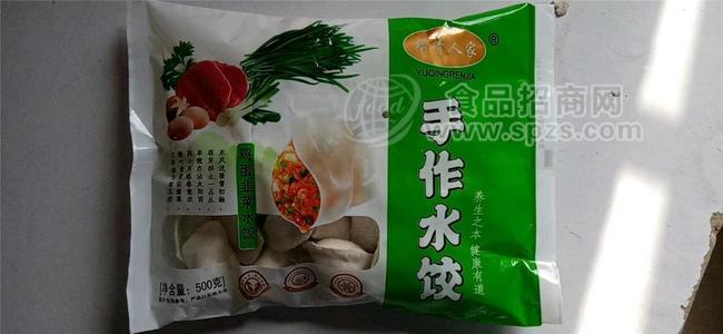 榆青人家手工水餃雞蛋韭菜餡500g