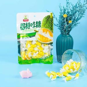 永丽园榴莲味糖果休闲零食108g