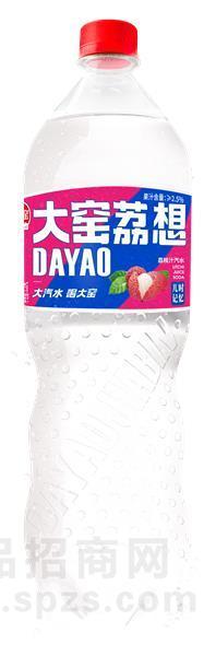 大窑荔想荔枝汁汽水1.314L大瓶饮料大瓶汽水