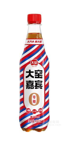 大窑嘉宾零糖果汁汽水450ml 大窑瓶装汽水
