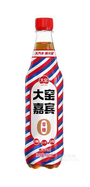 大窯嘉賓零糖果汁汽水450ml 大窯瓶裝汽水