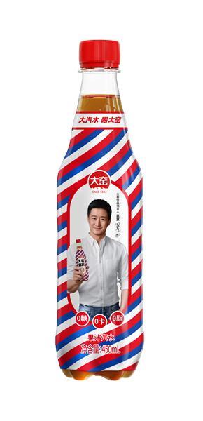 大窑嘉宾果汁汽水450ml零糖零卡零脂pet嘉宾瓶