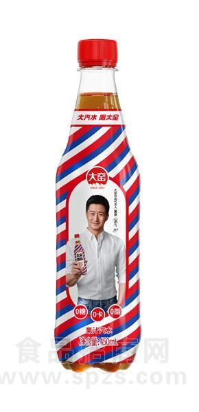 大窑嘉宾果汁汽水450ml零糖零卡零脂pet嘉宾瓶