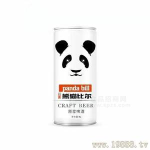 熊猫比尔原浆啤酒罐装1L
