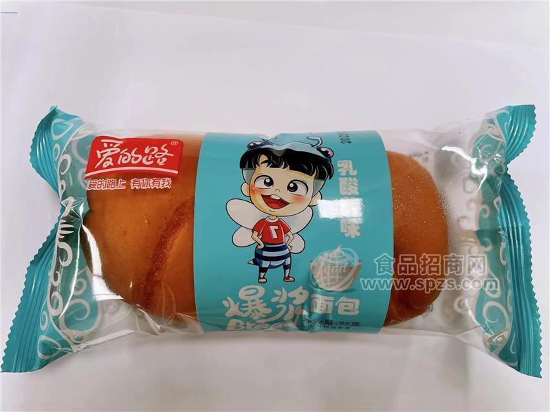 愛的路乳酸菌味爆漿面包烘焙食品糕點(diǎn)