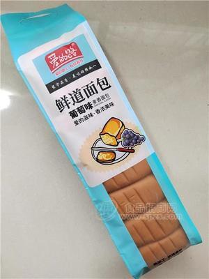 愛的路鮮道面包原味葡萄味面包烘焙食品糕點480g