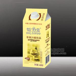 智力多苹果醋饮品屋顶盒装460g