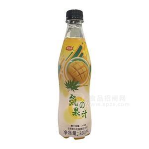 豪園芒果復合乳酸菌果汁飲料380ml