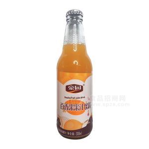 豪園百香果汁飲料原味果汁300ml