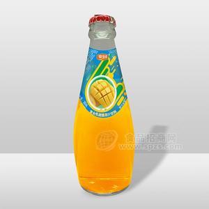 豪園芒果味復(fù)合乳酸菌果汁瓶裝飲料380ml