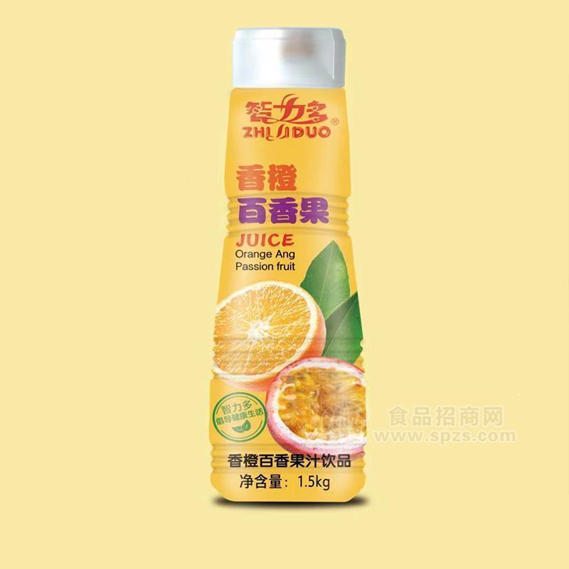 智力多香橙百香果汁飲品飲料1.5kg