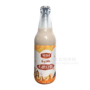 豪園石磨豆奶植物蛋白飲料300ml