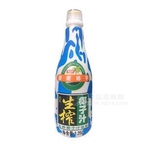 海南椰子生榨椰子汁植物蛋白饮料1.25L
