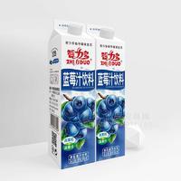 智力多屋顶包蓝莓汁果粒果汁饮料980g