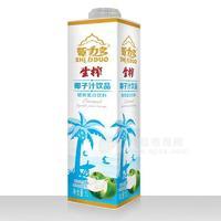 智力多生榨椰子汁饮品植物蛋白饮料1L