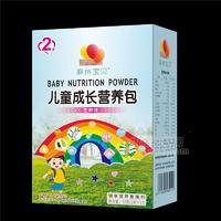 麻州宝贝儿童成长营养包补钙铁锌多维3-5岁儿童食用国标营养品招商