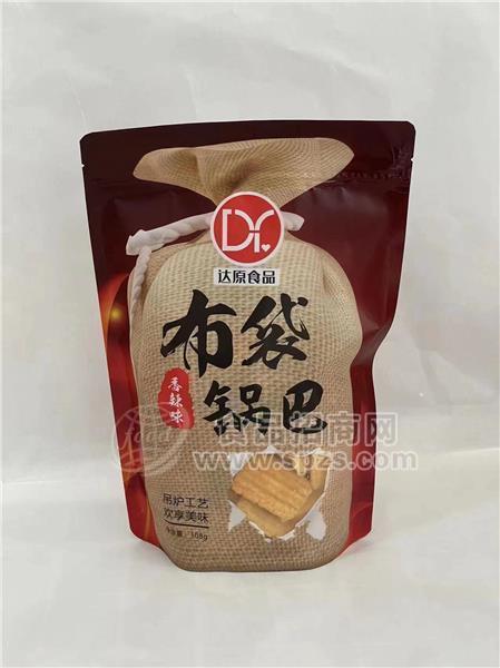 108g吊爐鍋巴布袋鍋巴香辣鍋巴膨化食品