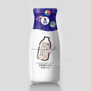 顶圣发酵酸奶乳饮料瓶装流通餐饮厂家招商320ml