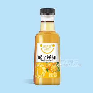 簡(jiǎn)樂派橙子茉莉果汁茶飲料瓶裝果汁飲料招商450ml