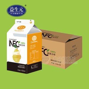 益生元雪梨果肉果汁饮料450mlx12盒