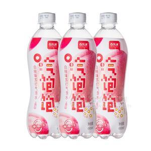 百乐洋汽饱饱白桃味苏打气泡水苏打水瓶装招商480ml
