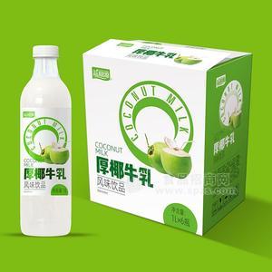 益和源厚椰牛乳風味飲品果肉果汁果粒果汁學生渠道1LX6瓶