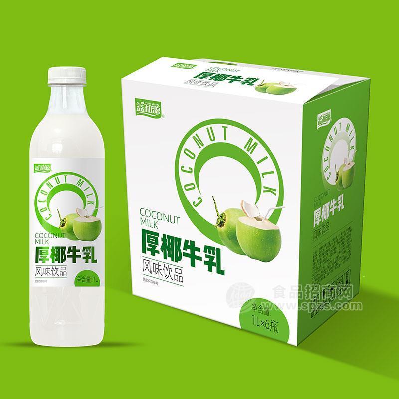 益和源厚椰牛乳风味饮品饮料1LX6