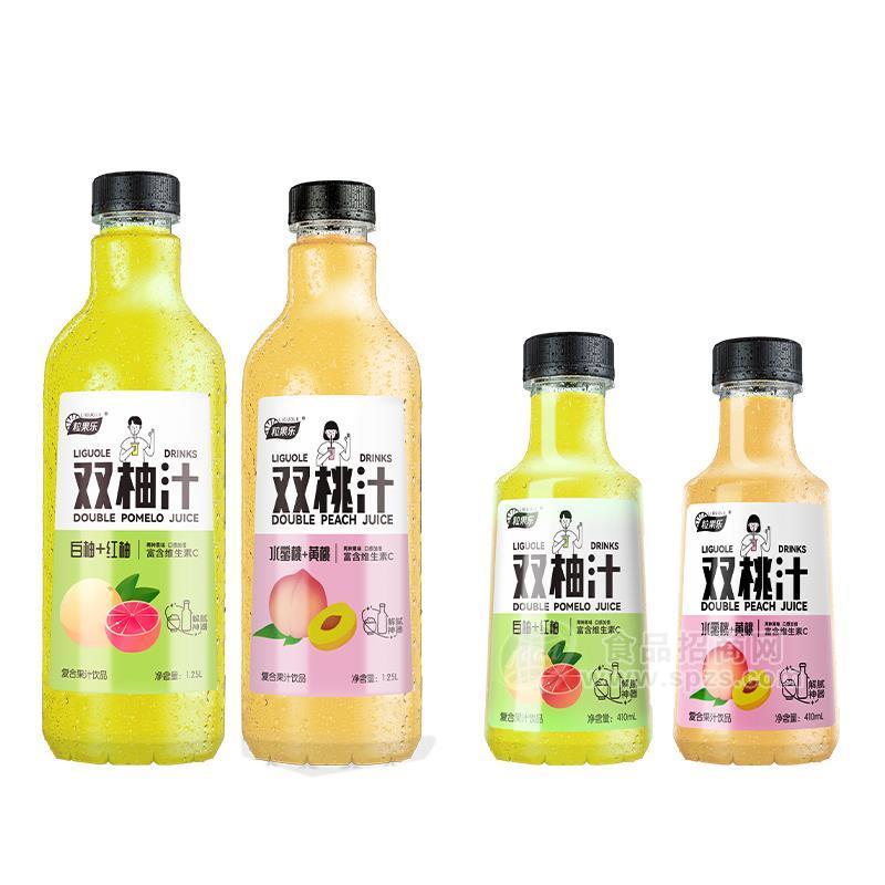 ·粒果乐双柚汁双桃汁复合果汁饮品瓶装果汁饮料招商 