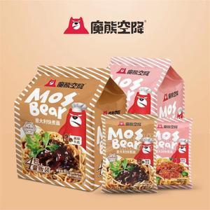 魔熊空降意大利快煮面方便面方便食品4包量販裝