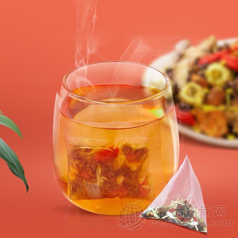 菊花枸杞决明子茶金银花牛蒡桂花茶袋泡三角包组合茶定制贴牌代工