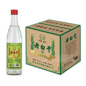 綠標(biāo)老白干42度濃香型白酒招商整箱裝500mlx12瓶