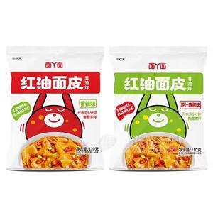 吃歡天紅油面皮非油炸方面食品