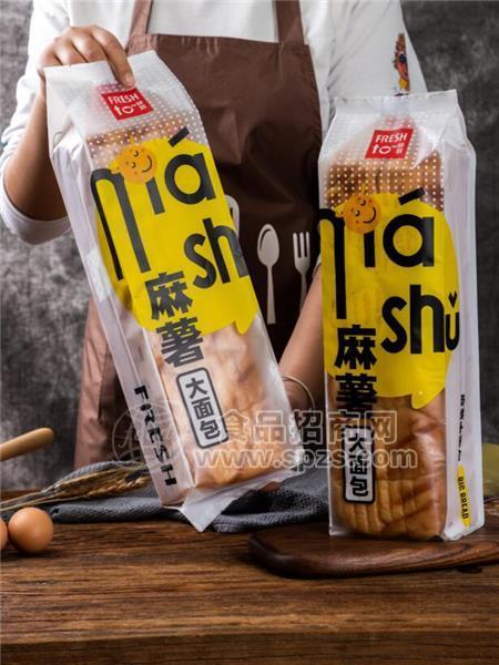 鲜到麻薯大面包1