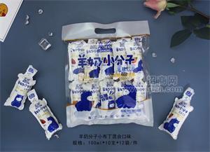 嘉浓羊奶小分子真果粒100g*10袋草莓味乳饮品