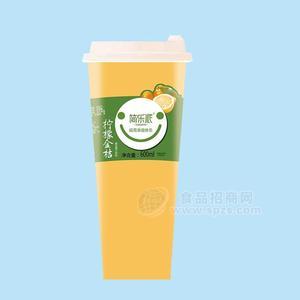 簡(jiǎn)樂(lè)派杯裝風(fēng)味果汁飲料檸檬金桔口味招商