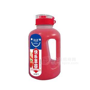 簡樂派快樂草莓果汁飲料大桶裝2L