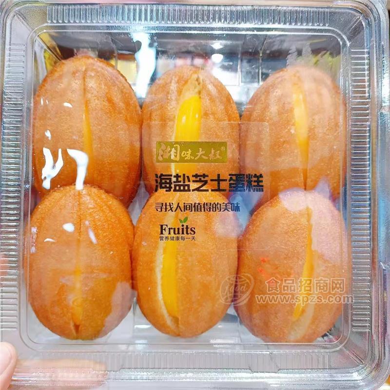 湘味大叔海盐芝士蛋糕大盒装烘焙糕点