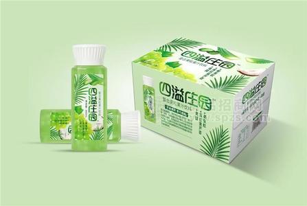 四溢莊園 青提庫(kù)拉索蘆薈椰果粒復(fù)合果粒果汁飲料