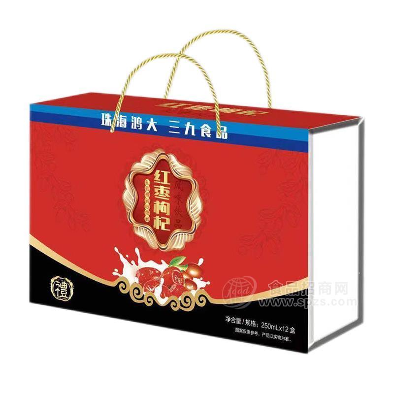 紅棗枸杞風(fēng)味飲品飲料250mlx12盒