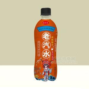 老汽水果汁汽水飲料500ml