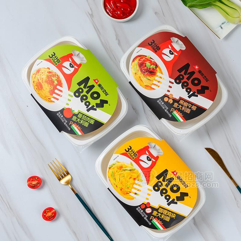 ·魔熊空降番茄肉酱意大利面拌面方便食品招商 