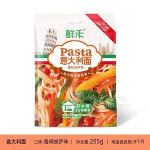 鮮禾意大利面香辣披薩味方便食品速食面