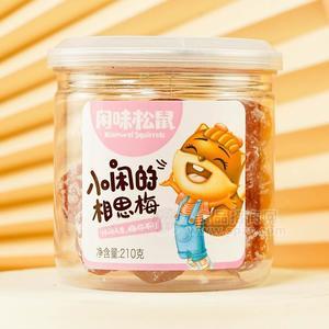 閑味松鼠相思梅蜜餞果脯休閑食品210g