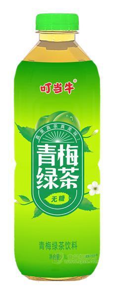 叮當(dāng)牛青梅綠茶飲料1L